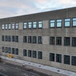 Achtergevel van nieuwbouw appartementen The Springs